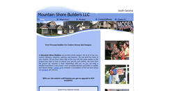 Desktop Screenshot of mountainshorebuilders.com